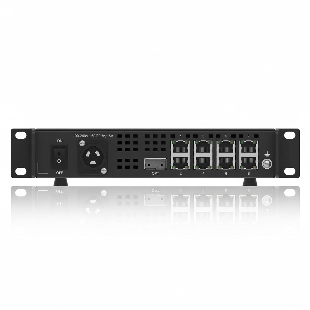 Novastar CVT8-5GS | Convertisseur Fibre Optique 8 Ports | Extension Longue Distance