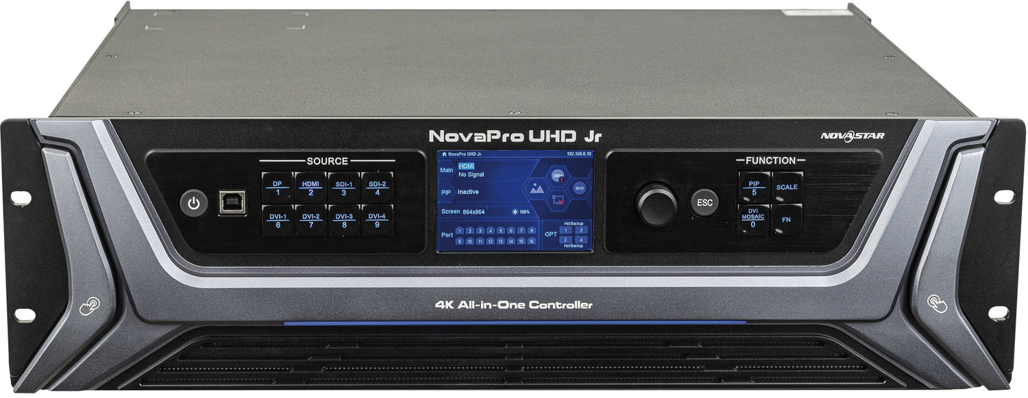 Maîtrisez Votre Mur Vidéo LED : Pourquoi le NovaPro UHD Jr. est le Contrôleur Indispensable pour une Qualité d'Image Inégalée