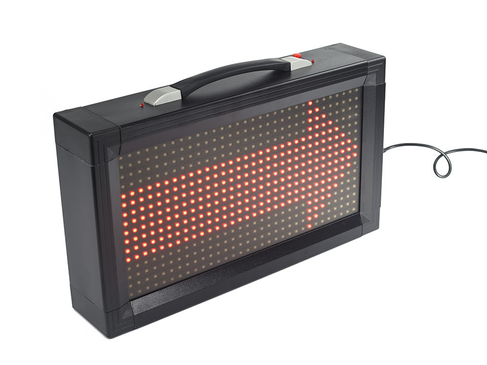 Afficheur LED Portable P10 Rouge | Moniteur Monocouleur Haute Luminosité | 1.5 KG