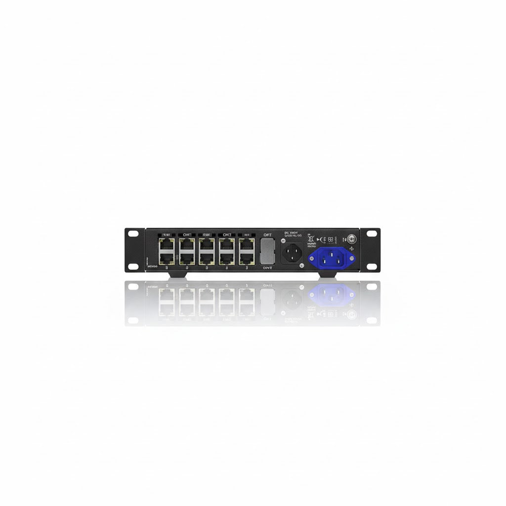 Novastar CVT10-S | Convertisseur Fibre Optique | 10 Ports Ethernet vers Fibre